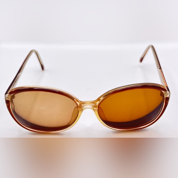 Viva 304 Brown Round Sunglasses Frames Only - Picture 3 of 8